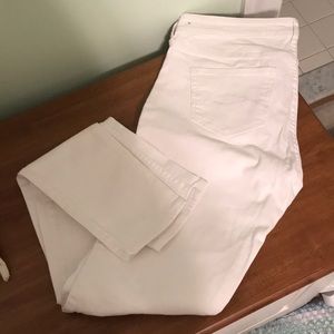 Abercrombie white jeans